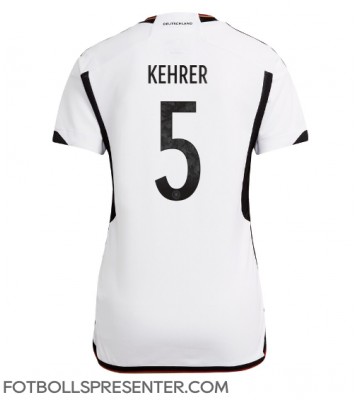 Tyskland Thilo Kehrer #5 Hemma Matchtröja Dam VM 2022 Kortärmad